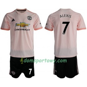 Koszulka Manchester United Alexis 7 Dziecięcy Wyjazdowe Koszulki Piłkarskie 2018-2019 Krótki Rękaw